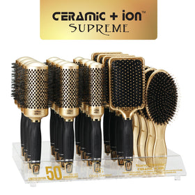 Olivia Garden travel-friendly brush fits compact bags for on-the-go grooming.