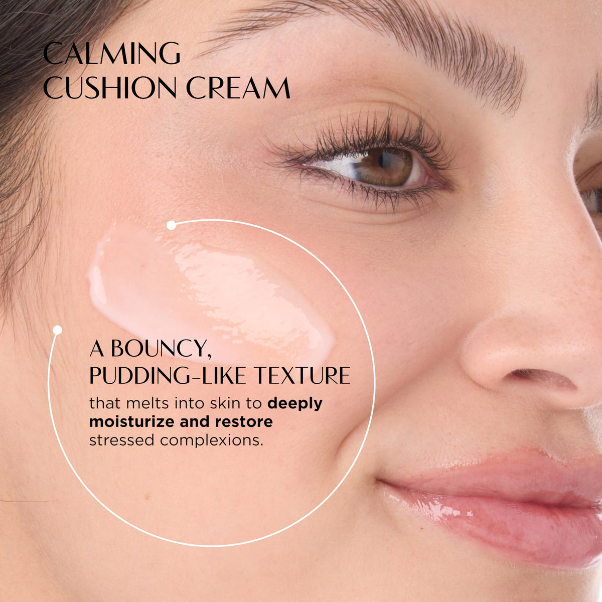 OLIVIAUMMA pudding-face-application demonstrates morning use on the skin.