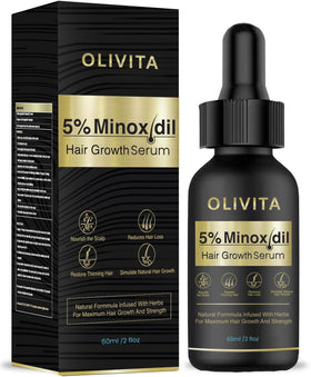 OLIVITA 5% minoxidil bottle for hair and beard growth