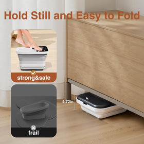 Olixie bubble function foot spa delivers a gentle massage while soaking