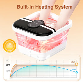 Olixie digital display foot spa with timer for custom sessions