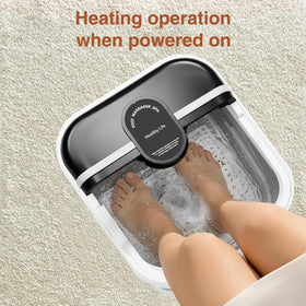 Olixie foot spa thermostat control maintains precise warmth