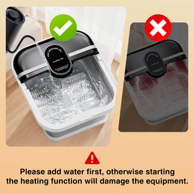 Olixie gift-ready foot spa includes remote and kit