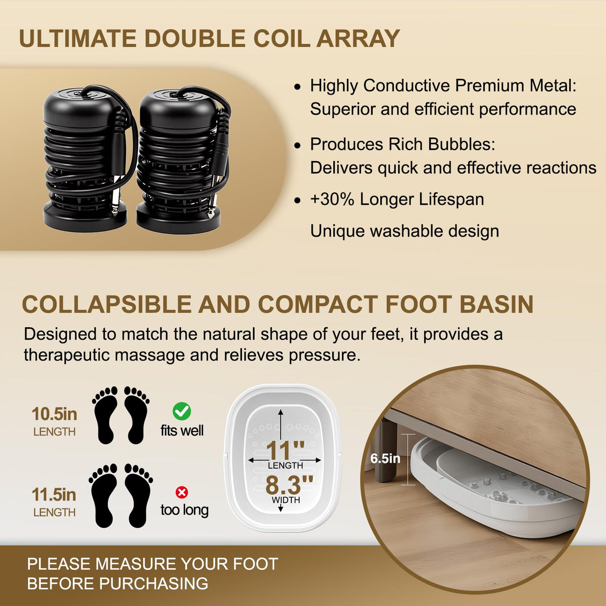 Olixie Ionic Foot Bath Detox Machine sea salt enhances soaking experience