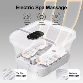 Olixie pedicure foot spa remote control shows easy session setup