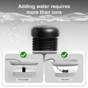 Olixie professional wellness foot detox kit arranged for home use