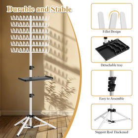 OLMRJKD braiding rack with removable tray for easy tool access.