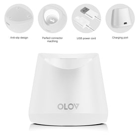 OLOV durable charging dock close-up highlighting quality materials for daily use
