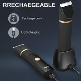 OLOV Nose Trimmer head attached for easy nose hair maintenance.
