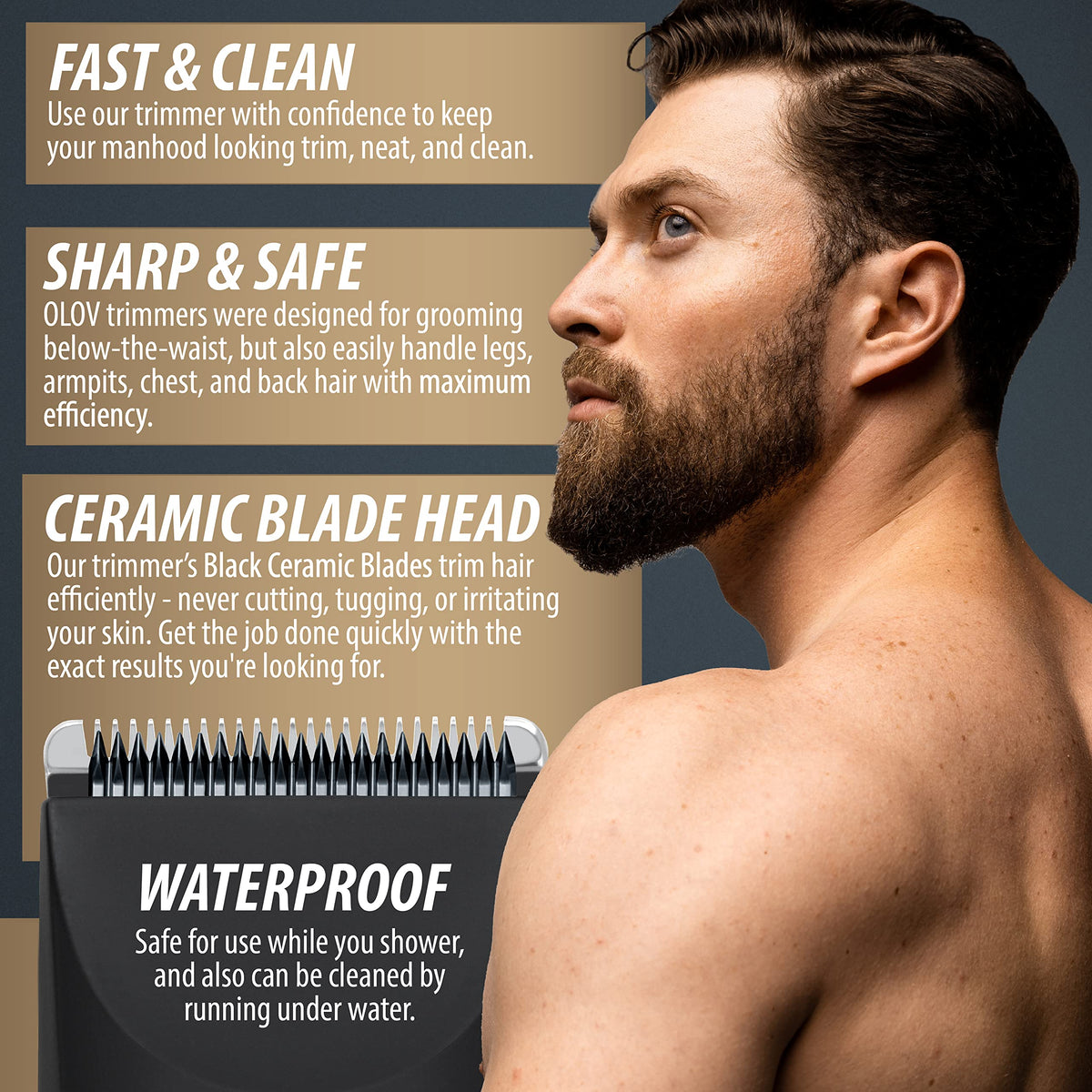 OLOV Replacement Ceramic Blade Head provides sharp, smooth results.