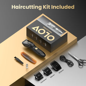 OLOV PROFESSIONAL attachments-included kit demonstrating versatile grooming options.