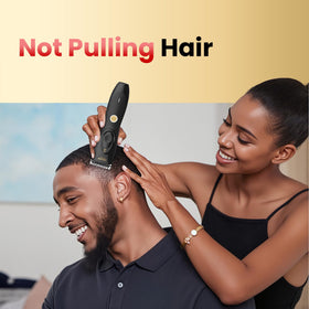 OLOV PROFESSIONAL compact-portable clippers emphasizing a lightweight, travel-ready design.