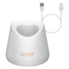 OLOV replacement charging base with USB dock for quick charging of groin hair trimmer