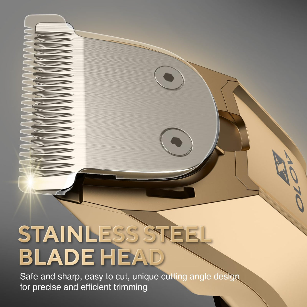 OLOV X cordless waterproof trimmer ideal for wet or dry use.