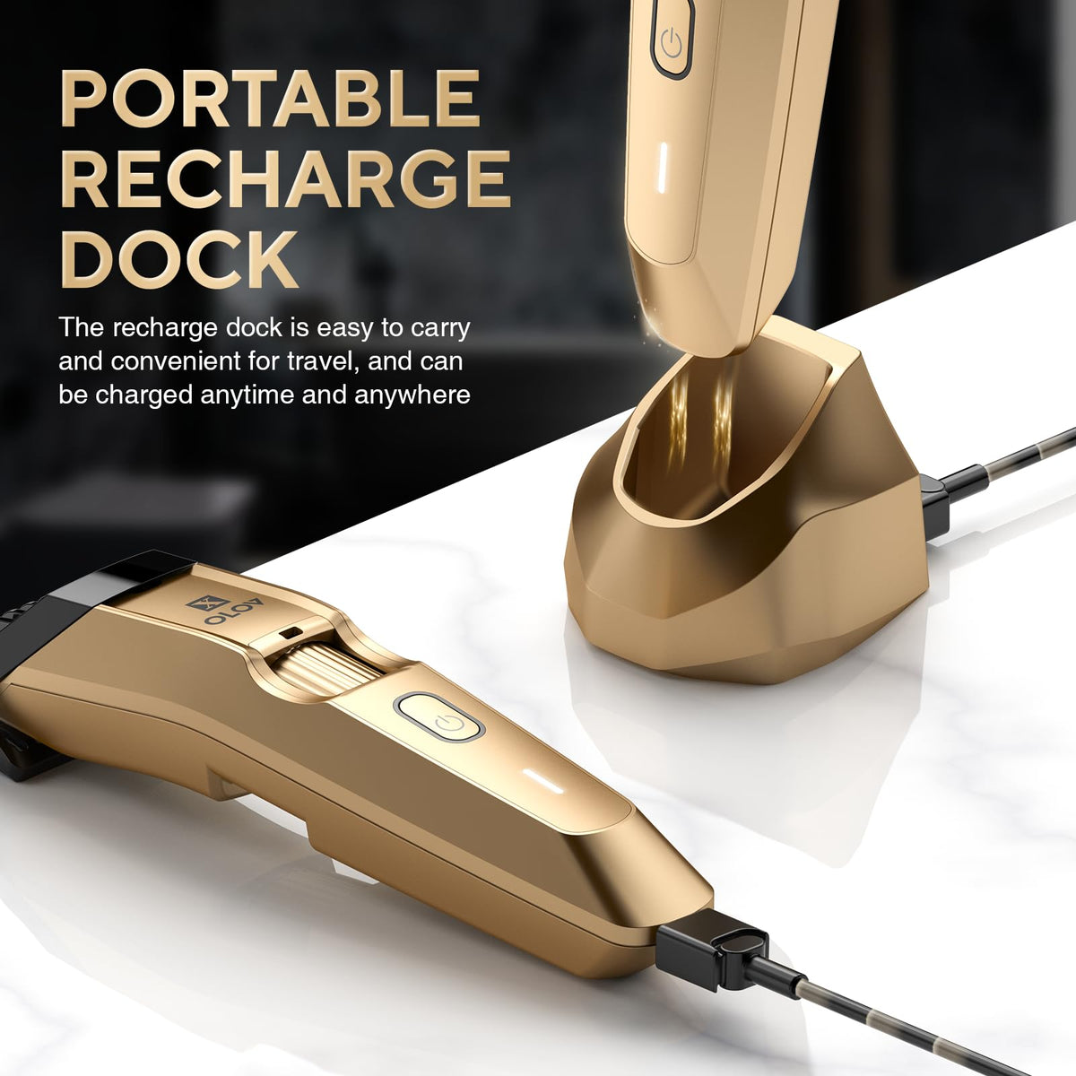 OLOV X ergonomic grip for comfortable, stable handling.