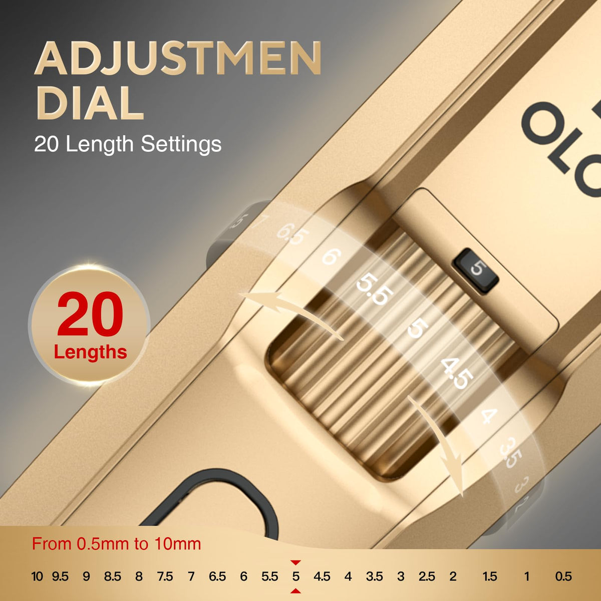 OLOV X stainless steel blades deliver smooth cuts with less tug.