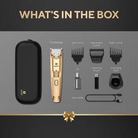 OLOV X wet/dry clippers handle showers and easy cleaning.