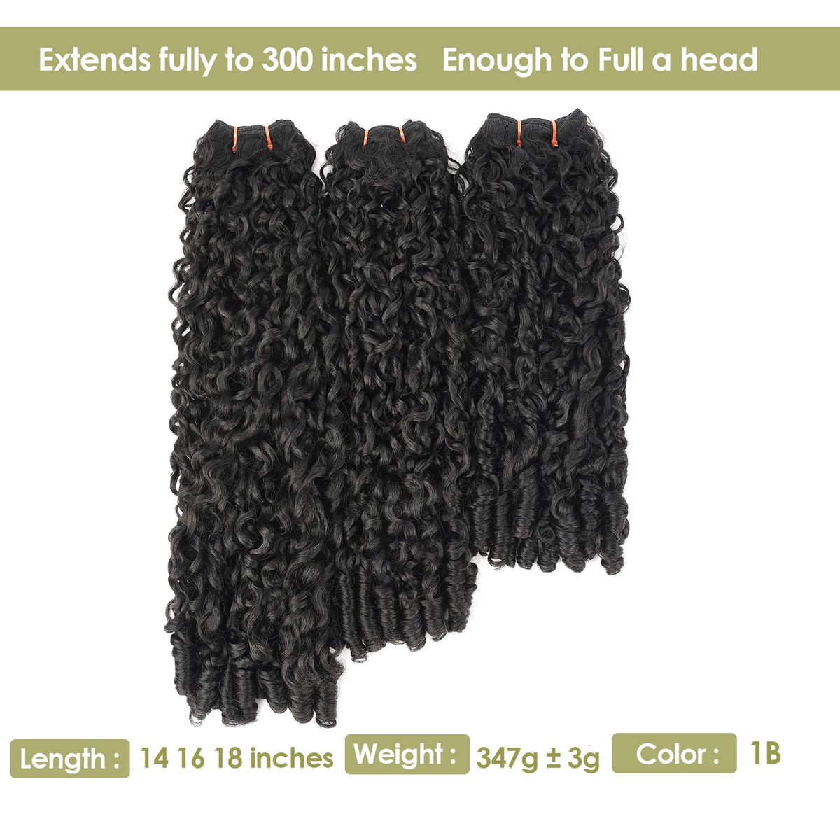 OLQZJZJ Burmese Curly Bundles soft-movement demonstrates natural bounce for versatile styling.
