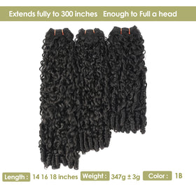 OLQZJZJ Burmese Curly Bundles soft-movement demonstrates natural bounce for versatile styling.