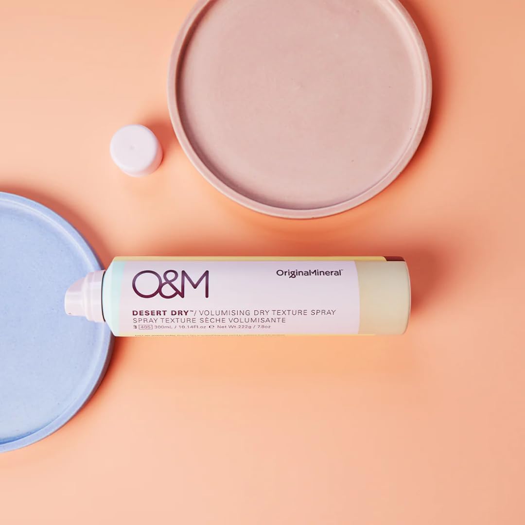 O\u0026M Desert Dry texture finish delivers pliable volume.