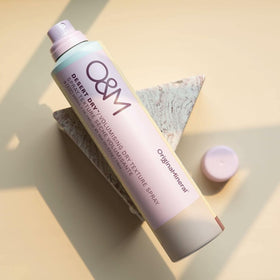 O\u0026M Desert Dry vegan and cruelty-free styling solution.