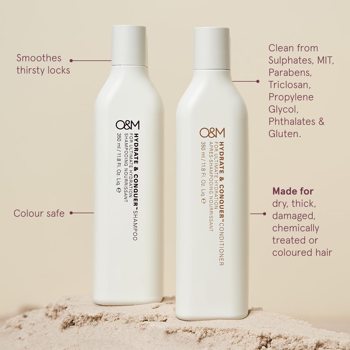 O&amp;M Hydrate & Conquer packaging uses PCR materials for sustainability