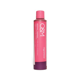 O M Original Queenie Firm Hold spray bottle demonstrates a flexible, long-lasting style.