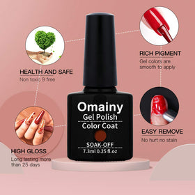OMAINY black to white color-change polish creates dramatic contrast