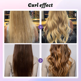 Omaky fast heating mini straightener for curls and waves