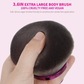 OMCCYUN body makeup brush versatile for liquids, powders, and creams