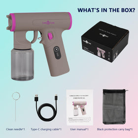 OMCCYUN versatile spray tan gun for home, mobile salon, or spa sessions.