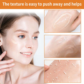Omexry gel working to clarify pores while nourishing texture