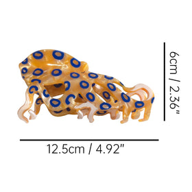 OMG Decor blue-ringed octopus clip side view lightweight acetate