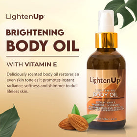 Shea butter and almond oil ingredients in OMIC Lighten-Up formula