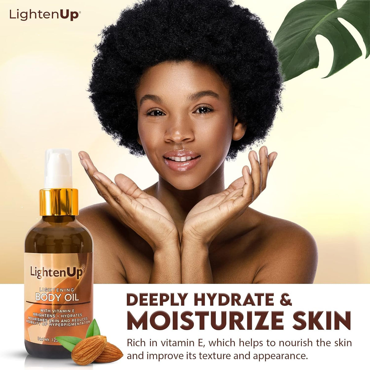 Vitamin E highlight in OMIC Lighten-Up for glow and protection