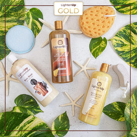 OMIC Lighten-Up application in shower shows daily nourishment