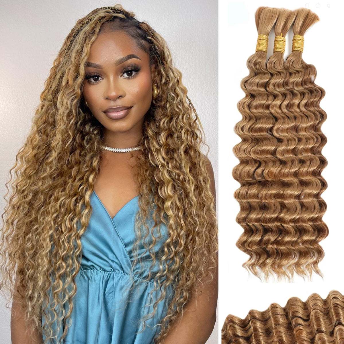 Omiliyah boho braids 18inch close-up showing voluminous festival-ready strands.