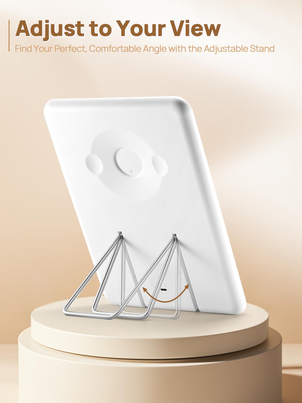 OMIRO lighted mirror is travel-friendly with auto-off to save energy.