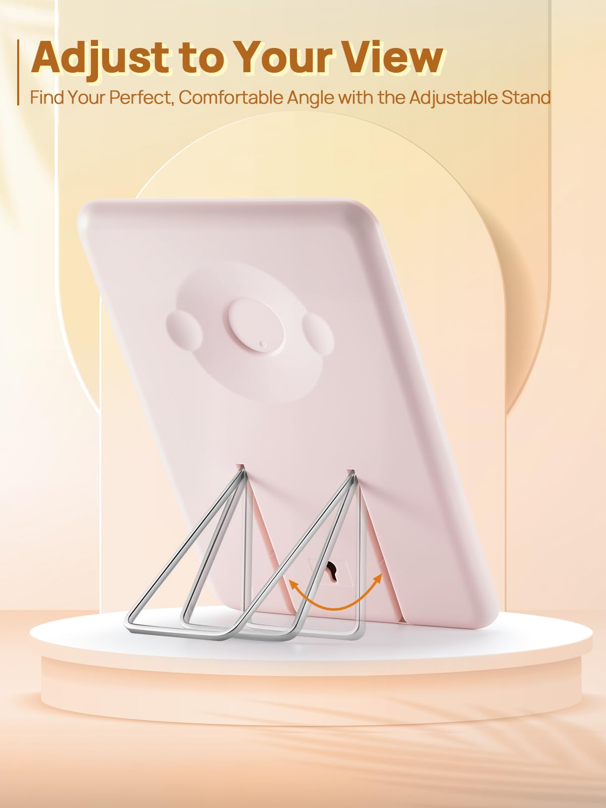 OMIRO 10x7 inch mirror offers wide viewing area for makeup and skincare tasks
