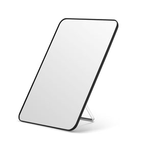 OMIRO makeup mirror with desk stand offers adjustable angles for comfortable grooming