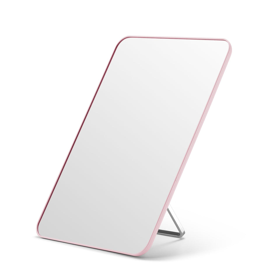OMIRO makeup mirror desk with adjustable stand for precise angles during makeup