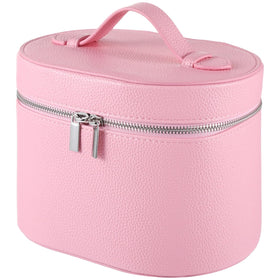 OMISTAR makeup vanity bag with top zipper for quick access