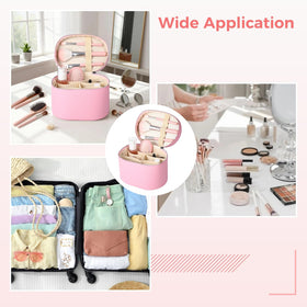OMISTAR vanity bag compact size fits carry-ons and handbags