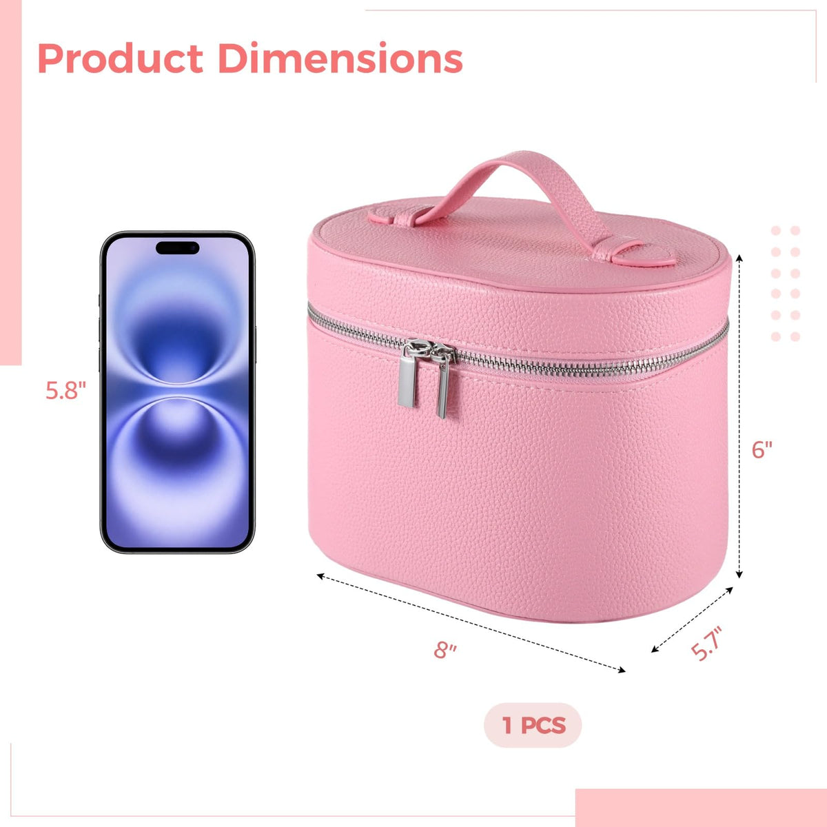 OMISTAR waterproof PU leather finish protects contents with a refined look