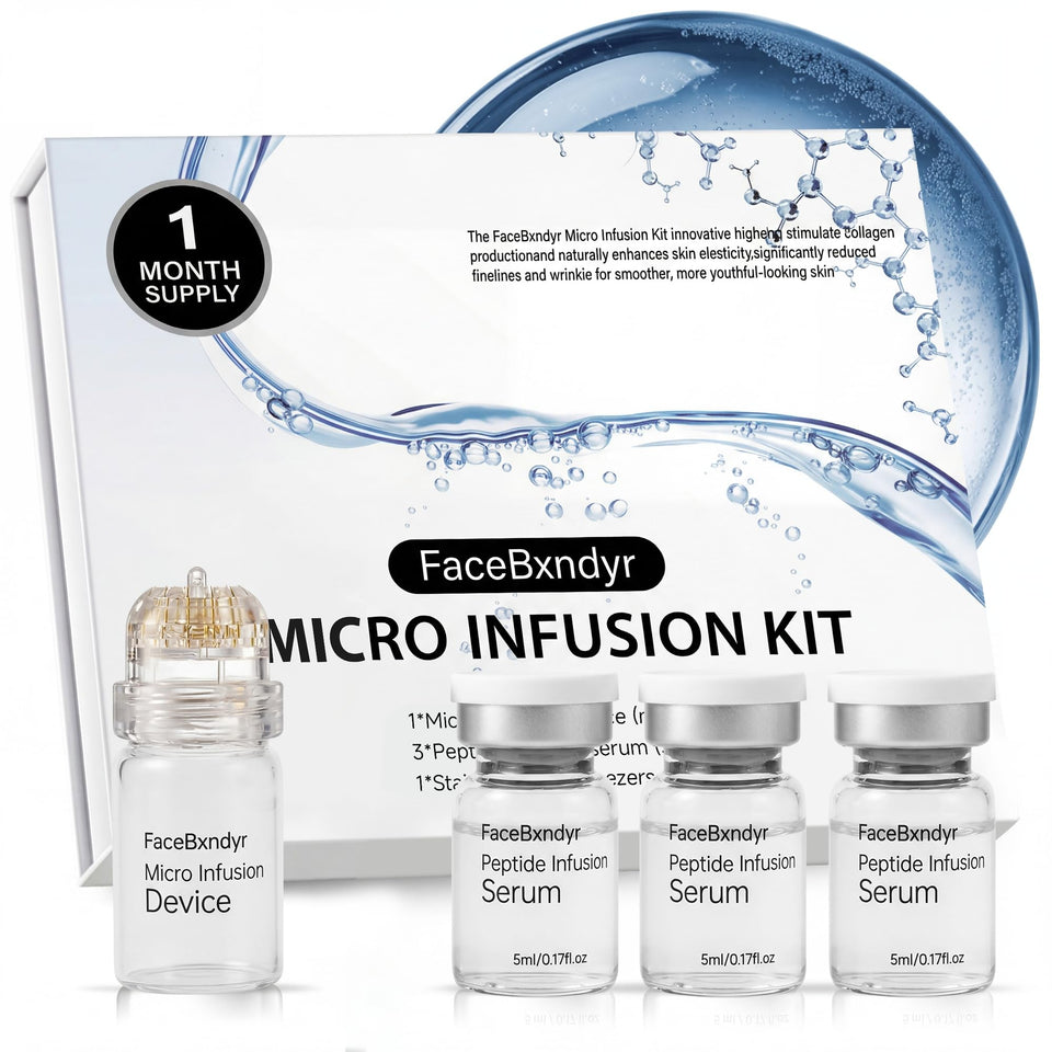 Omnifacile micro infusion stamp close-up for enhanced absorption and smoother skin