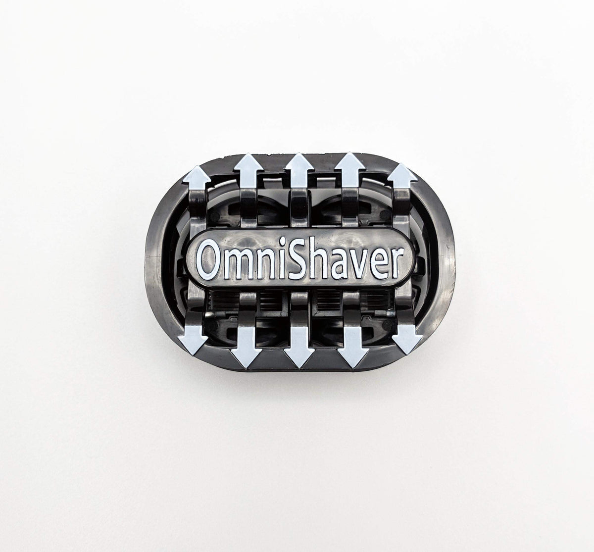 OmniShaver Classic Black self-cleaning during use reduces clogging.