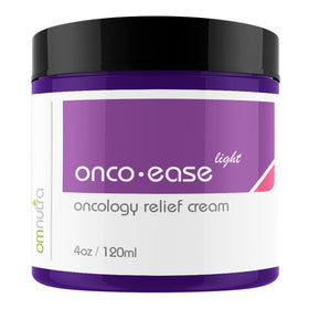 OmNutra OncoEase cream bottle for daily topical relief and hydration.