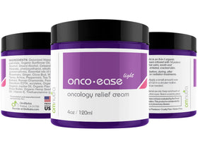 OncoEase in-use routine with gentle massage for daily comfort.