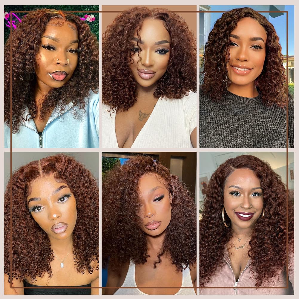 Omswet heat-stylable curly wig offering versatile styling options