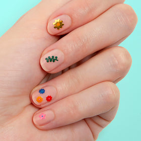Omy Flowers Art Stickers are waterproof for lasting wear during daily activities